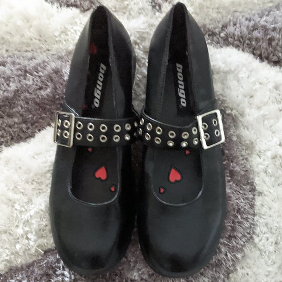 BONGO Shoes - Bongo Goth Punk Mary Janes